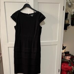 Elegant Black Midi Dress
